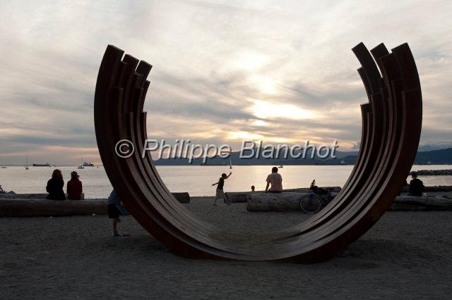 canada colombie britannique 18.JPG - Plage de West End au coucher du soleil, Vancouver, Colombie-Britannique, Canada